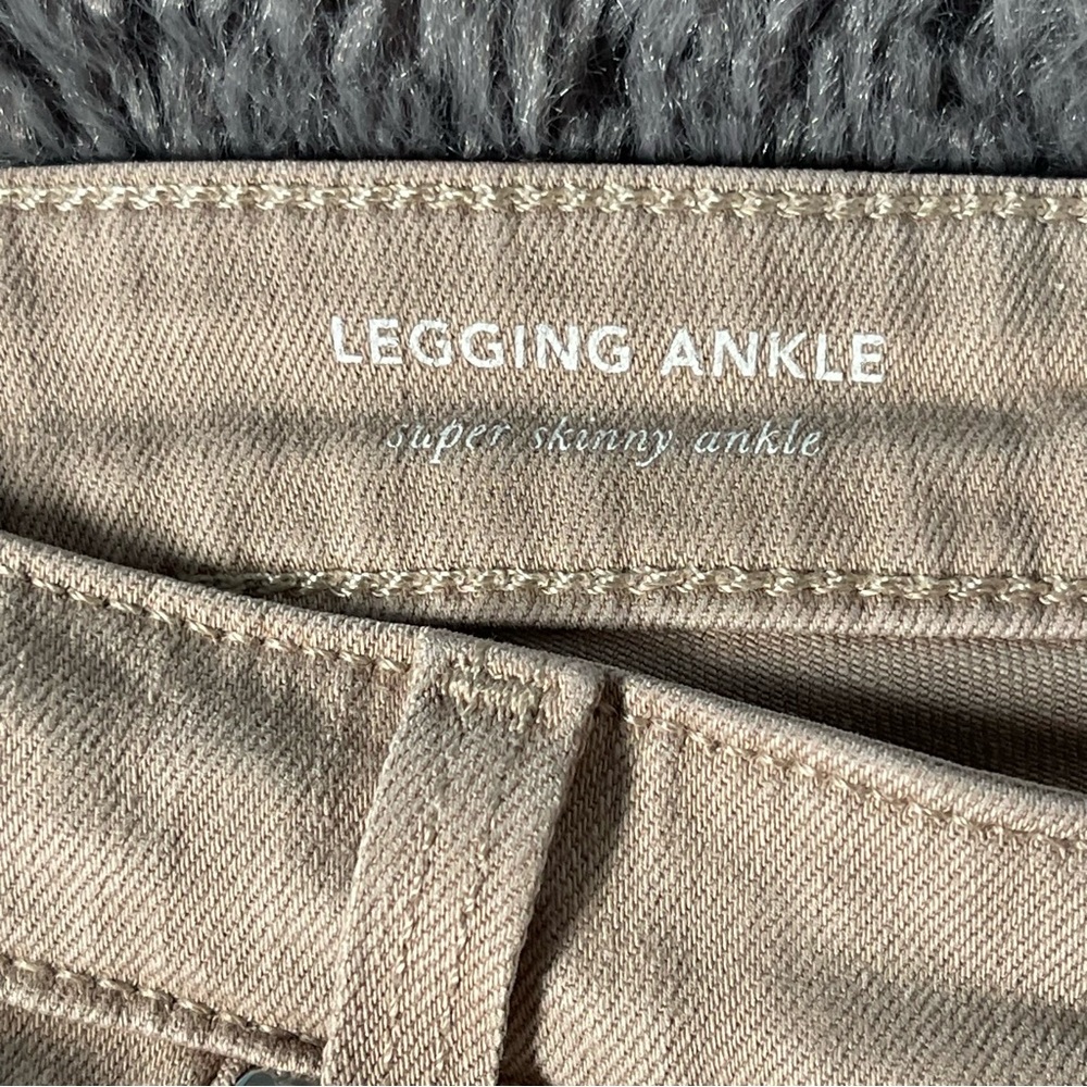 AG Adriano Goldschmied Legging Ankle Beige Jeans Women’s 29x26 - Picture 8 of 13